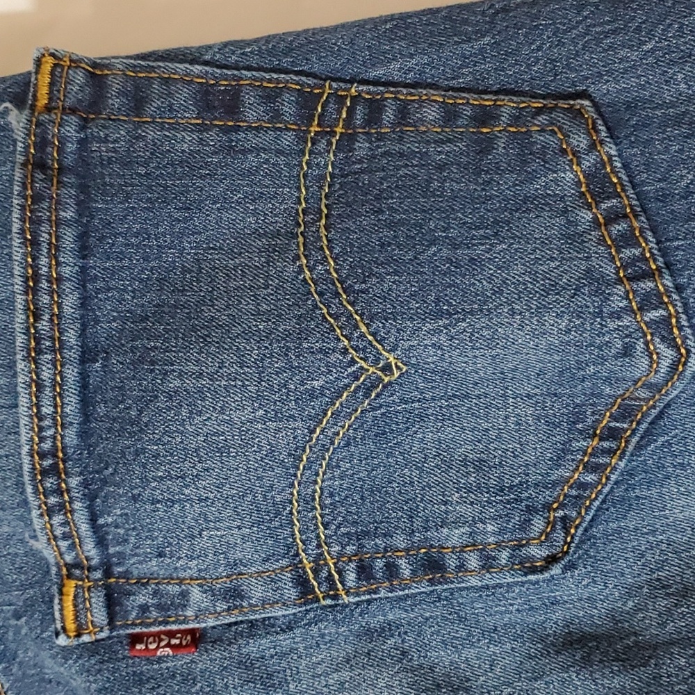 Levi's Men's 505 Regular Fit Denim Jeans ~ Blue - Picture 13 of 16